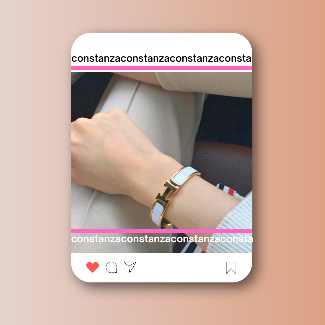 Brazalete Clic H Blanco