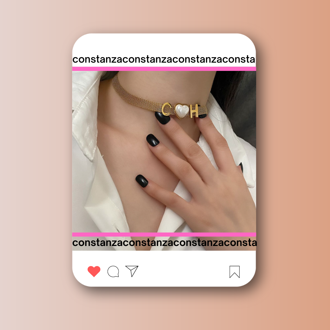 Set CH: Gargantilla y Pulsera Trendy