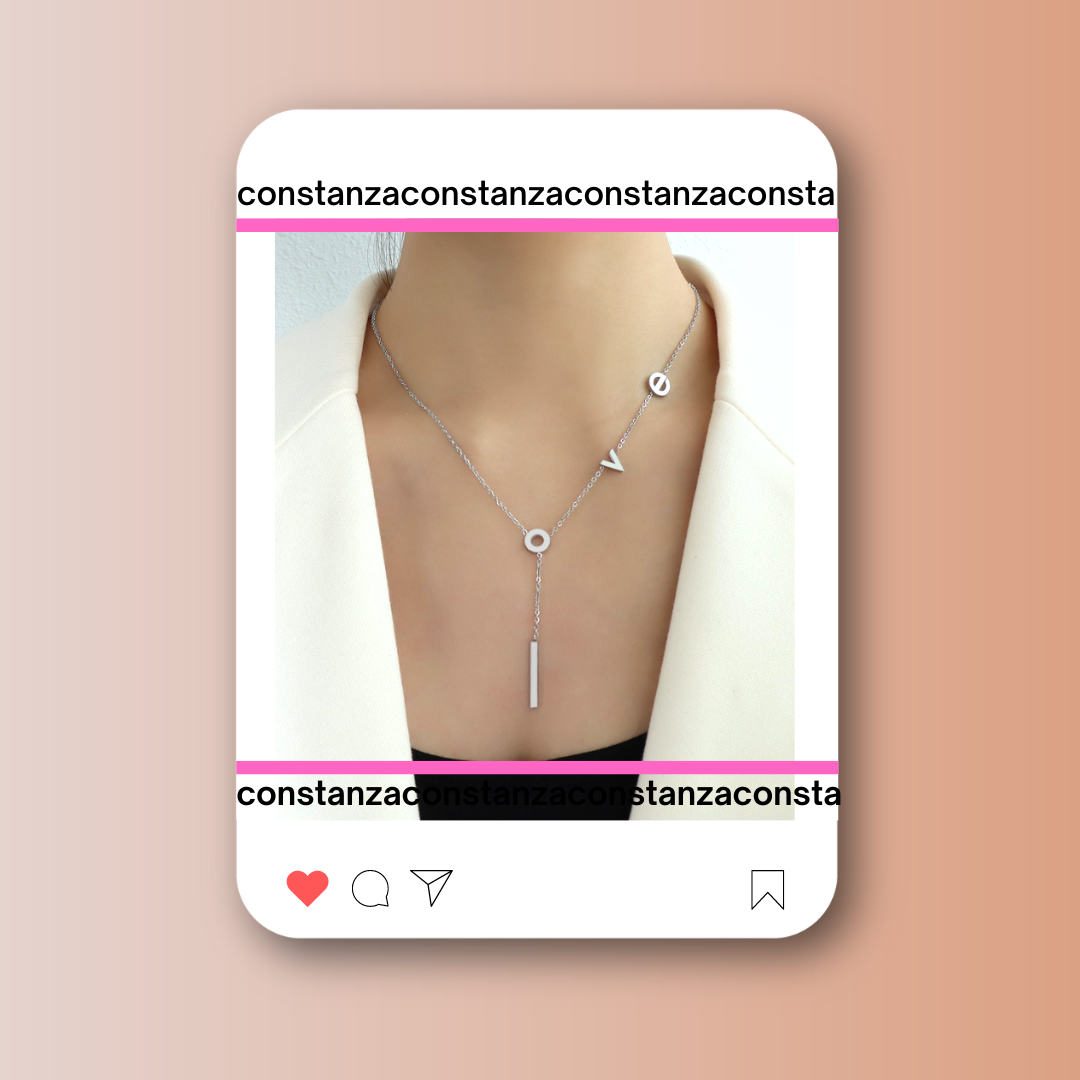 Collar LOVE Plateado