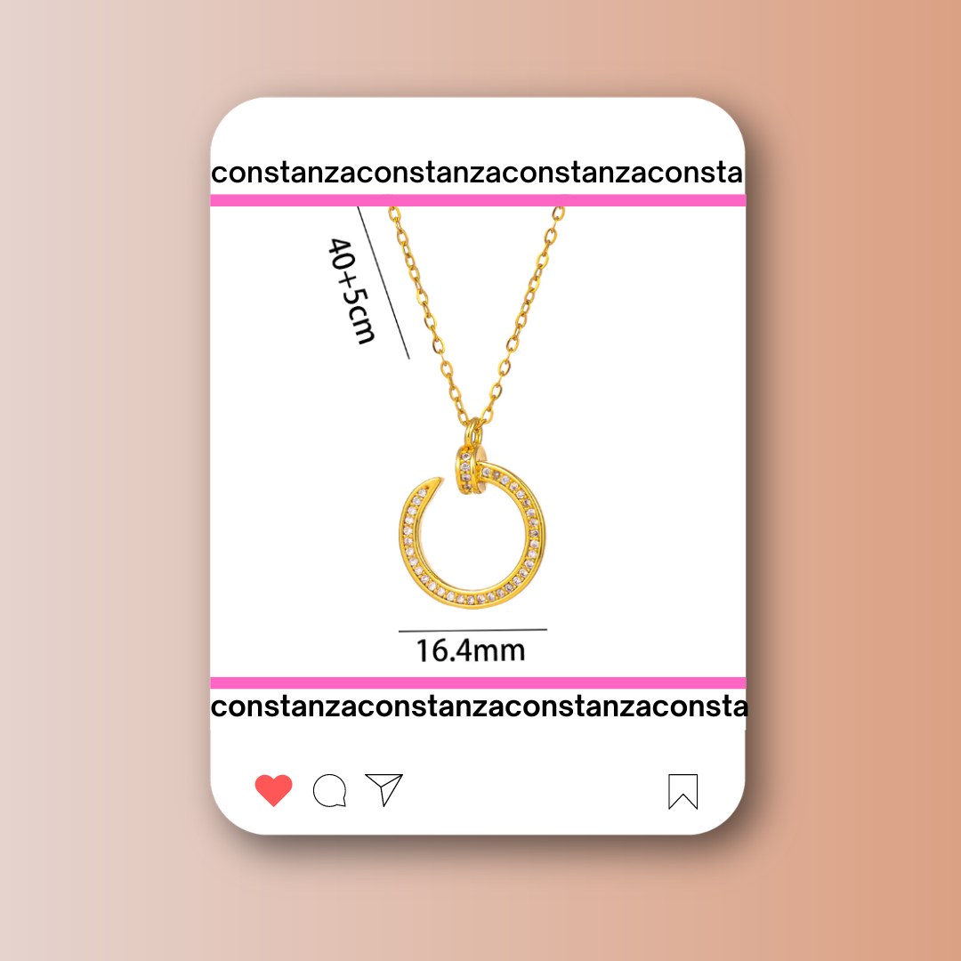 Collar Clavo Dorado