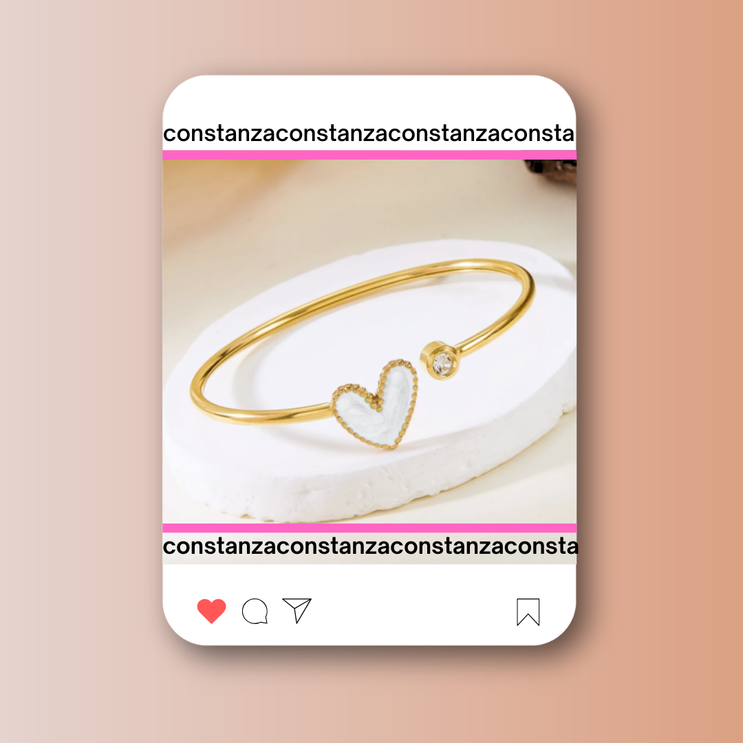 Brazalete Valentine Blanco