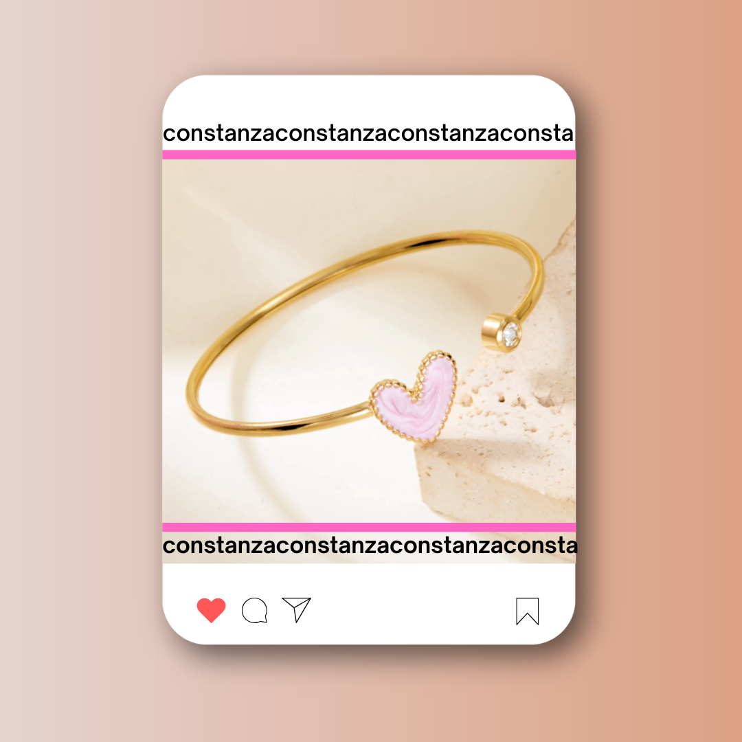 Brazalete Valentine Pink