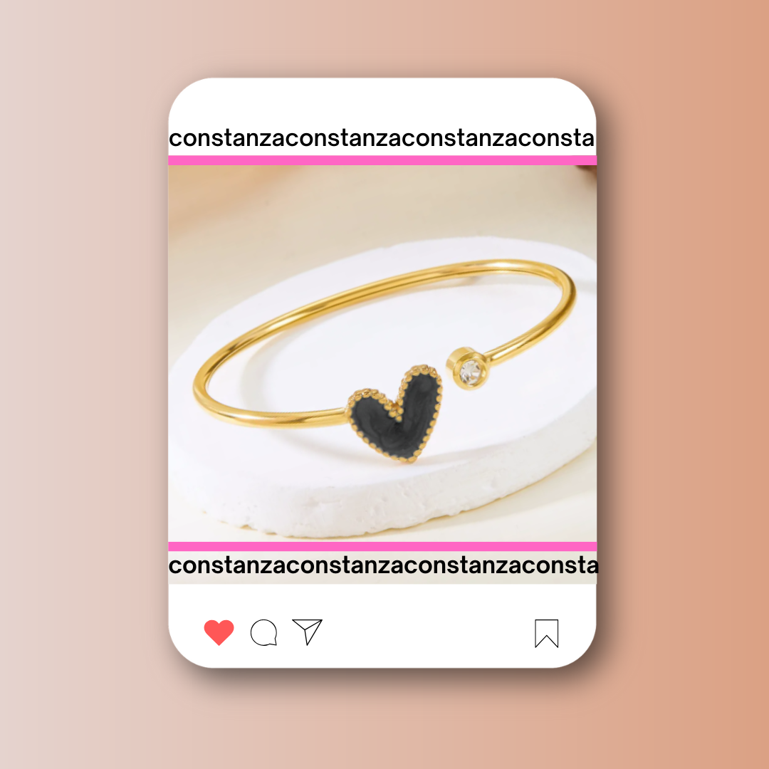 Brazalete Valentine Negro