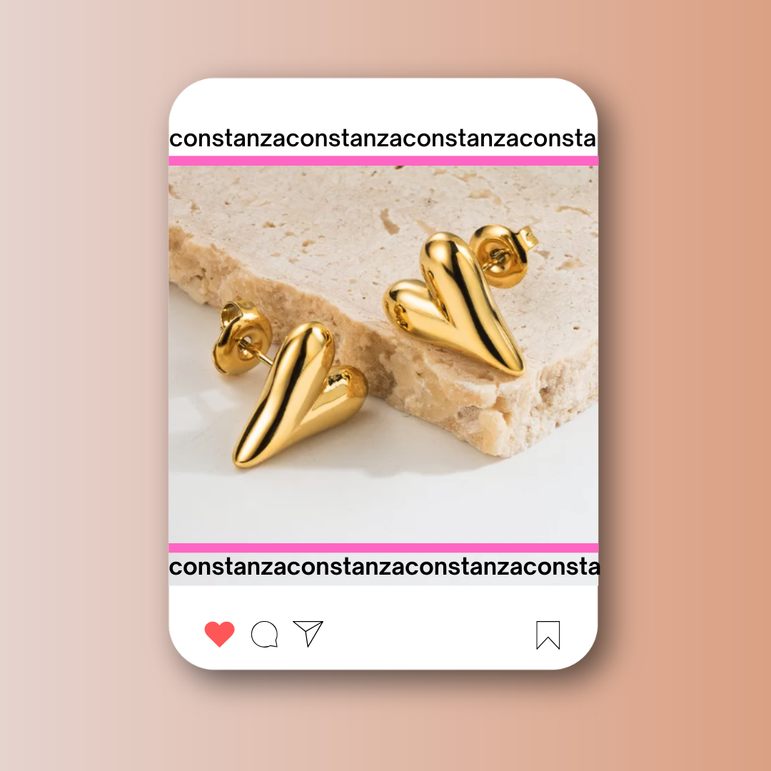 Aretes Loving Dorados