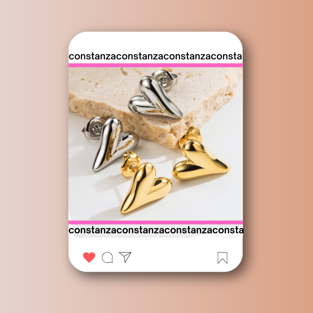 Aretes Loving Dorados