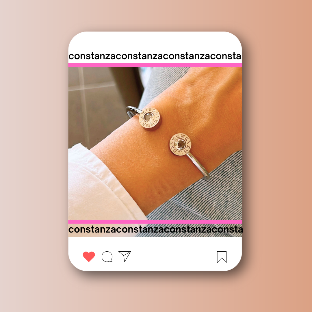 Brazalete Bv Plateado