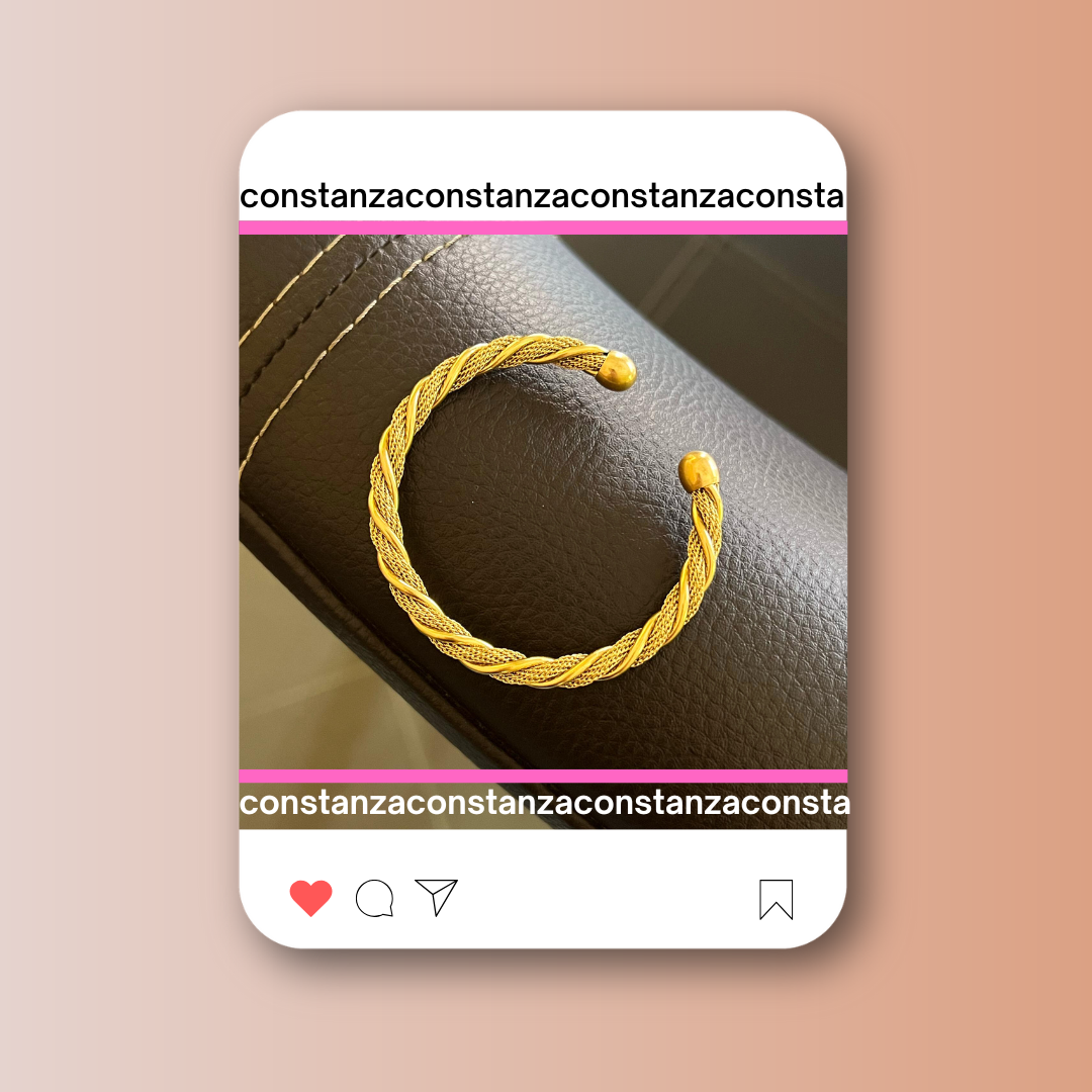 Brazalete DY Dorado