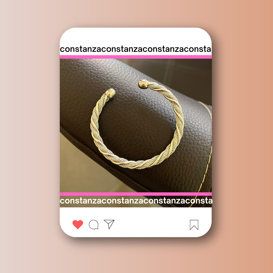Brazalete DY Plateado