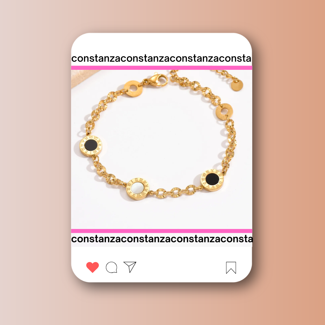 Pulsera Bv Dorada