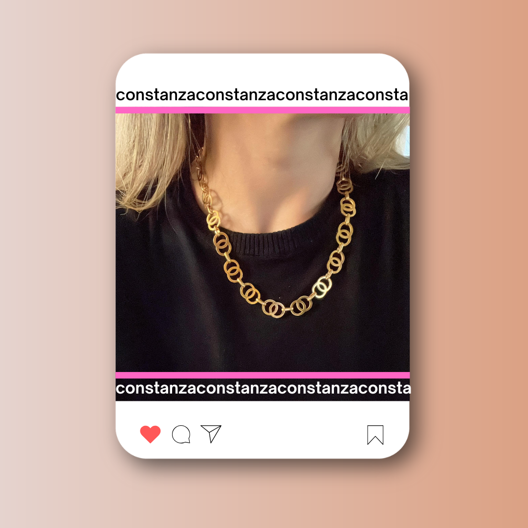 Collar Channel Dorado