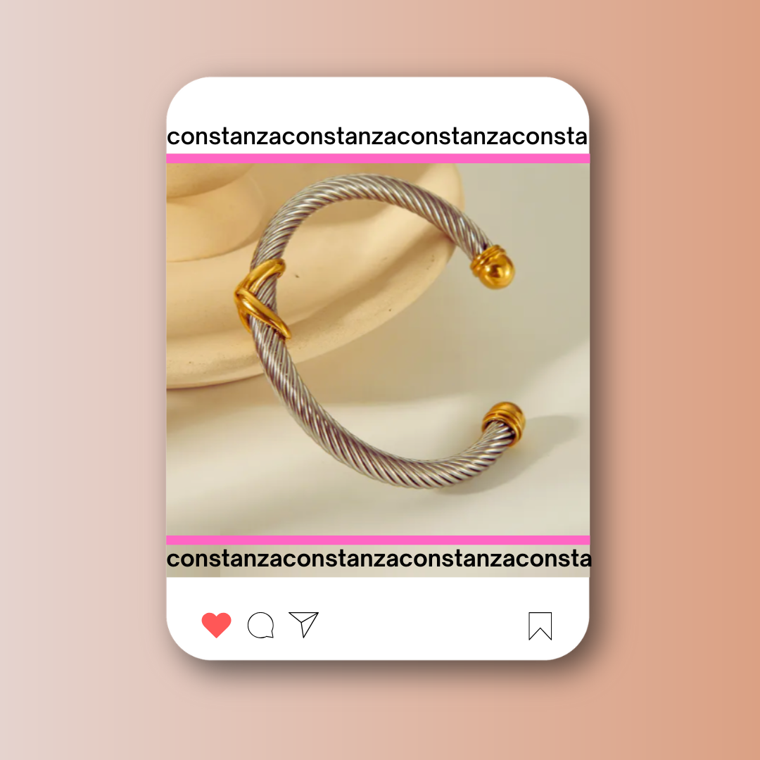 Brazalete DY IT Plateado