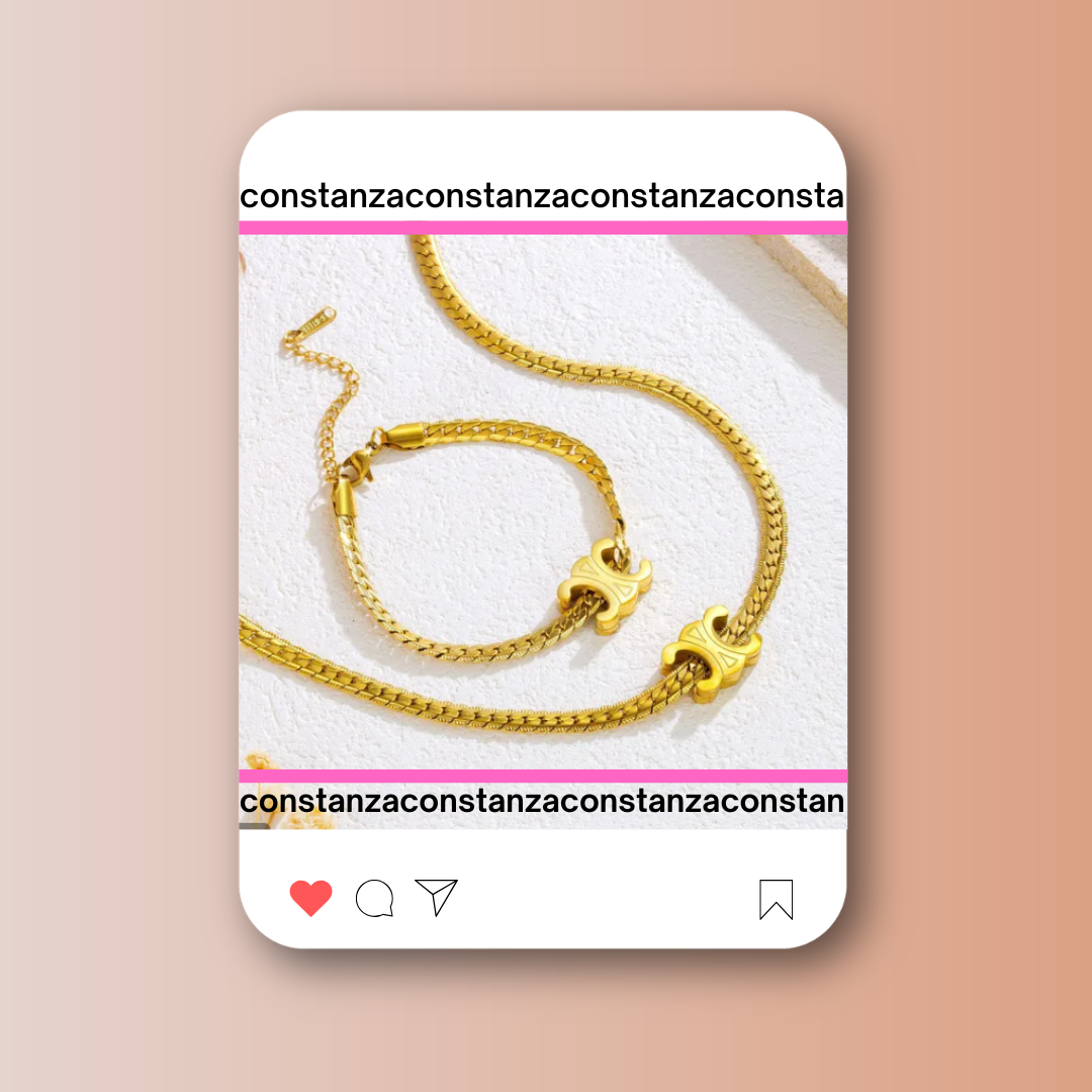 SET CE COLLAR Y PULSERA DE LUJO