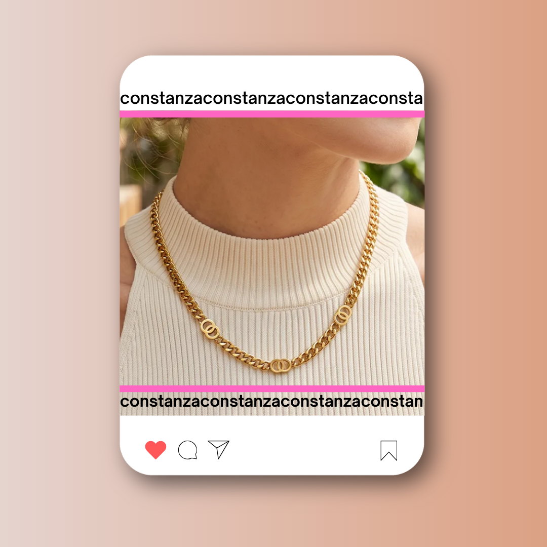 Collar Cadena GG Gold