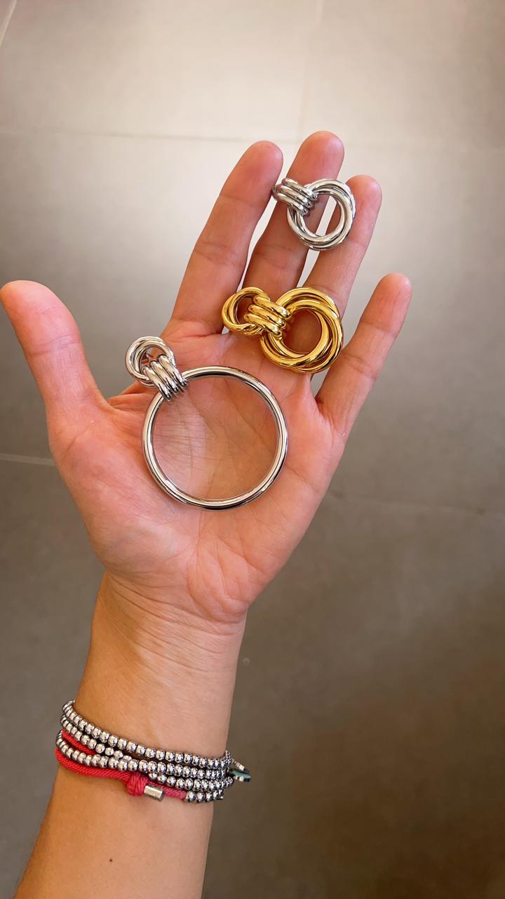 Aretes Circle Chic